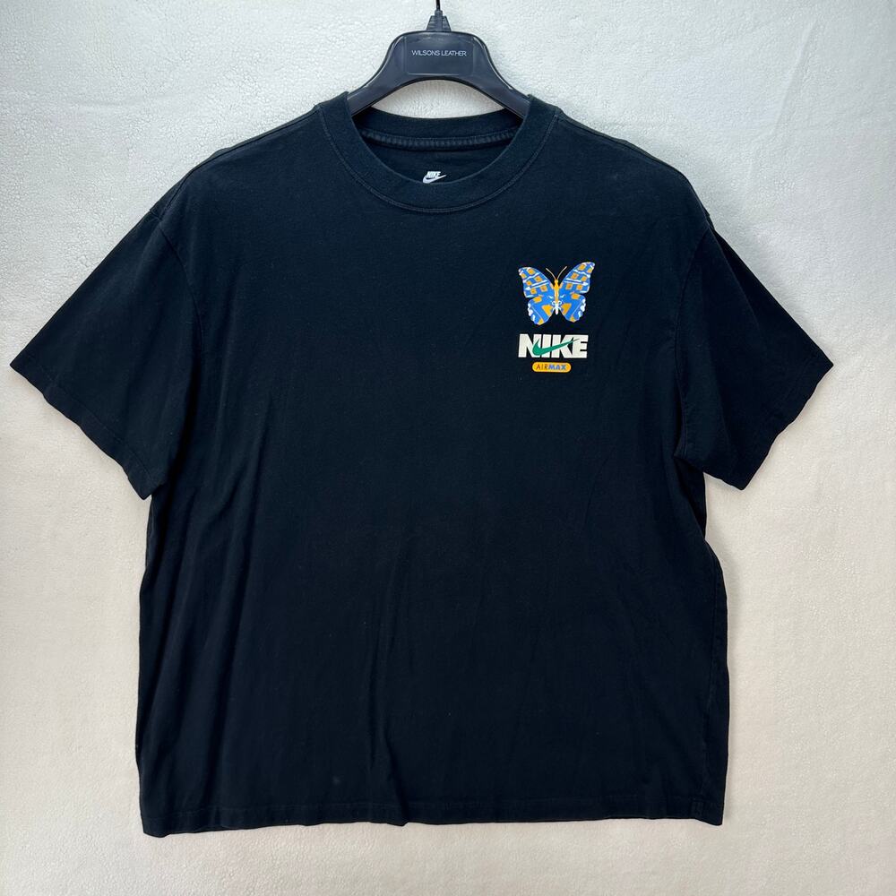NIKE Women's XL Loose Fit Butterfly T shirt 100% Cotton